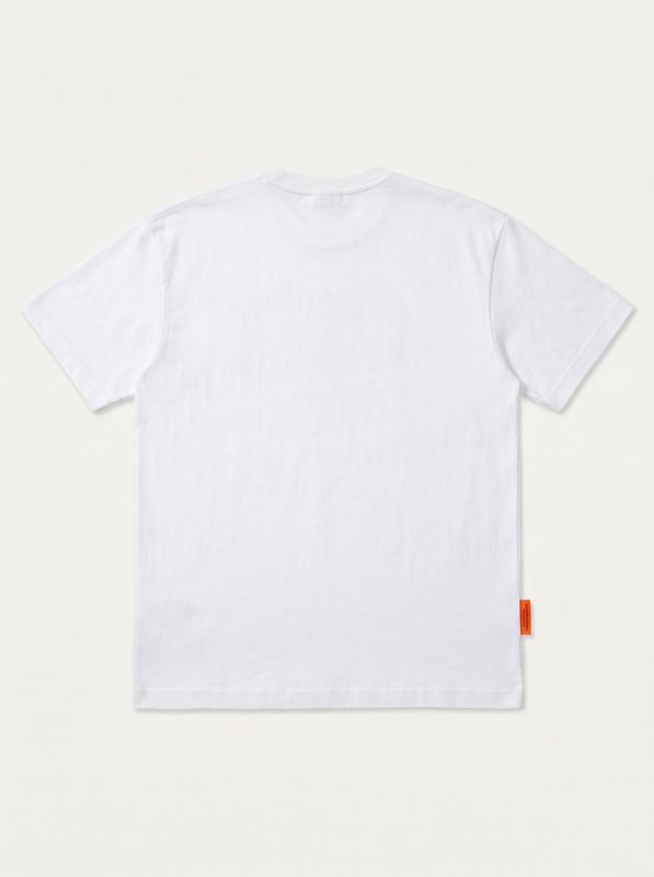 2. T-shirt logata Bianco MSGM th087