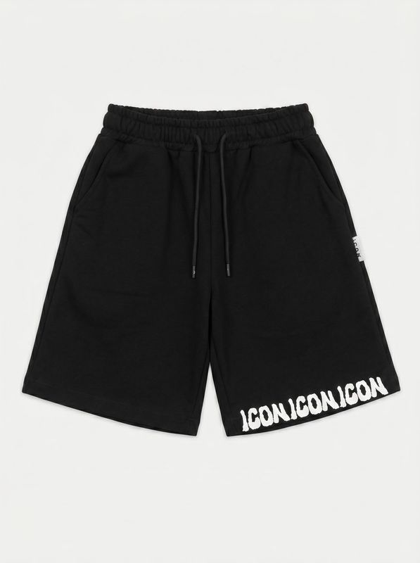 1. Bermuda logato Nero Icon ibsh001101