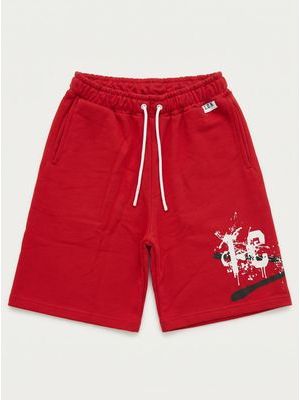 1. Bermuda logato Rosso