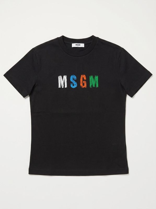 1. Logo T-shirt Black MSGM th232