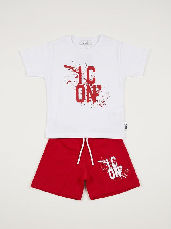 Complete with logo White-Red Icon