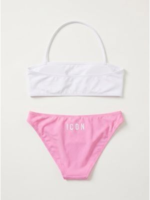 2. Logoed costume White-Pink