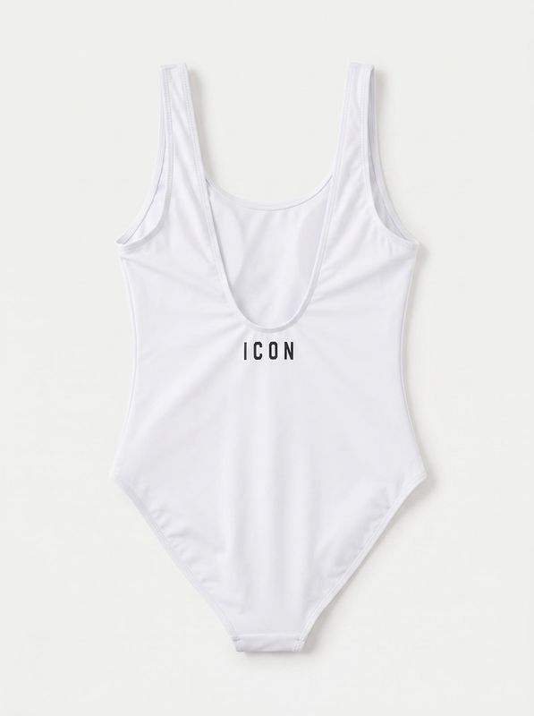 2. Logoed one-piece swimsuit White Icon igcs001201