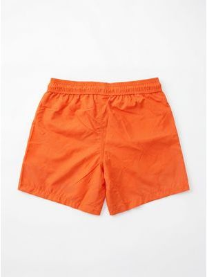 2. BARROW solid color swimwear with logo Fluorescent Orange