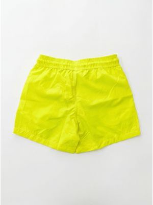2. BARROW solid color swimwear with logo Fluorescent Yellow