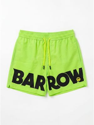1. BARROW solid color swimwear with logo Fluorescent Green