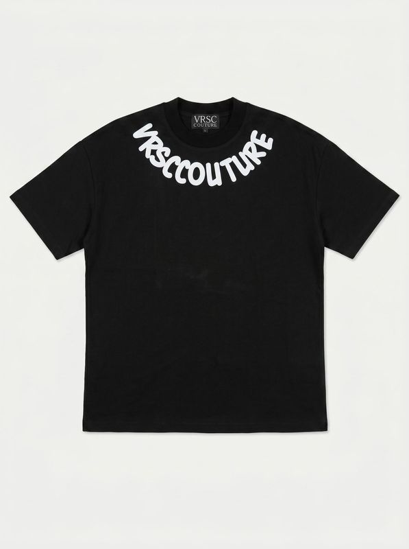 Logo T-shirt Black VRSC COUTURE