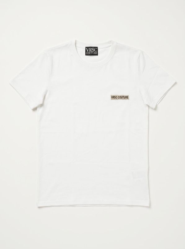 Logo T-shirt White VRSC COUTURE