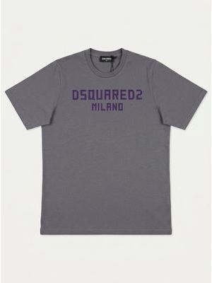 1. T-shirt logata Grigio