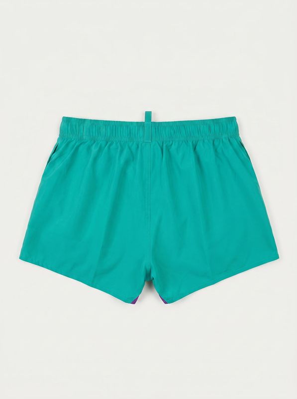 2. Costume logato Verde Acqua Dsquared dq2896