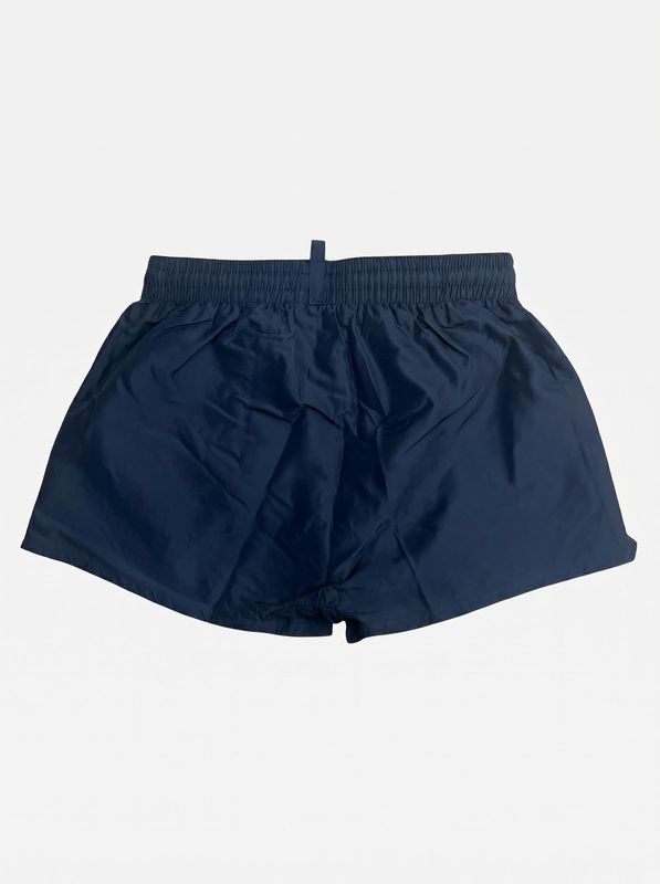 2. Solid color swimsuit with logo Blue Dsquared dq3293