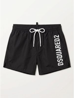 1. Solid color swimsuit with logo Black
