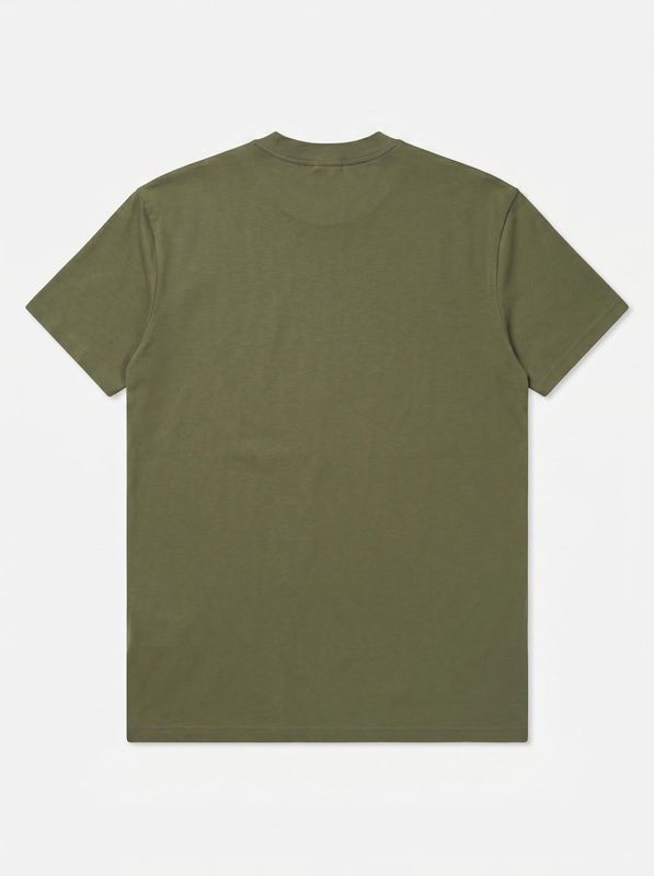2. T-shirt logata Verde Militare K-Way k71357w