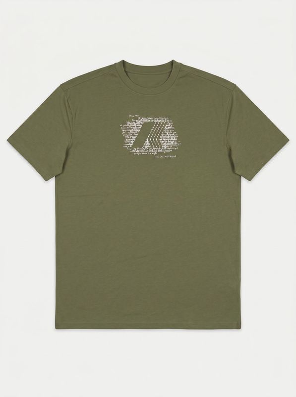 Logo T-shirt Military Green K-Way
