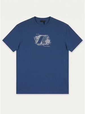 1. T-shirt logata Blu