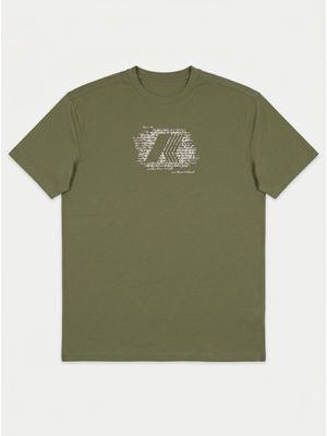 1. T-shirt logata Verde Militare