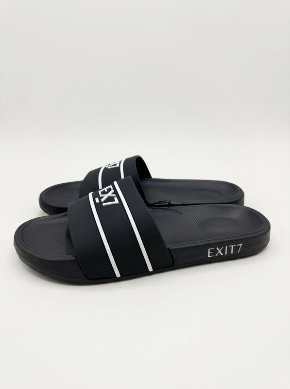 2. Ciabatte con fascia Nero Exit 7 ex7sl001