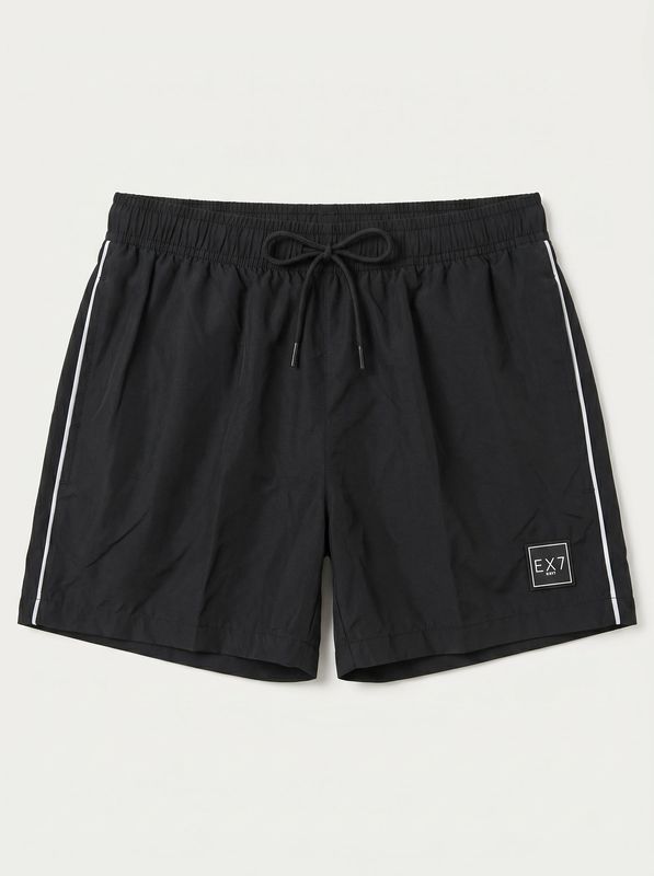 Solid color swimsuit Black Exit 7