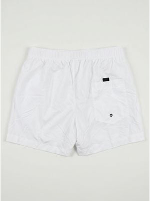 2. Solid color swimsuit White