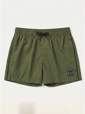 1. Solid color swimsuit Military Green