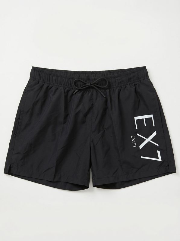 Solid color swimwear Black Exit 7
