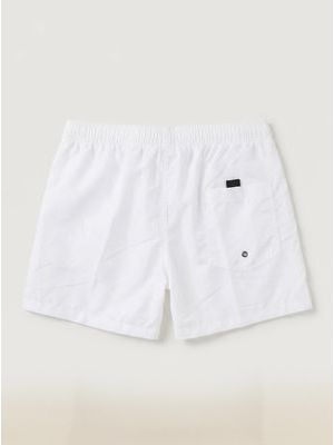 2. Solid color swimwear White