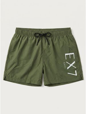 1. Solid color swimwear Military Green