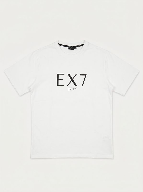Half-sleeved T-shirt White Exit 7