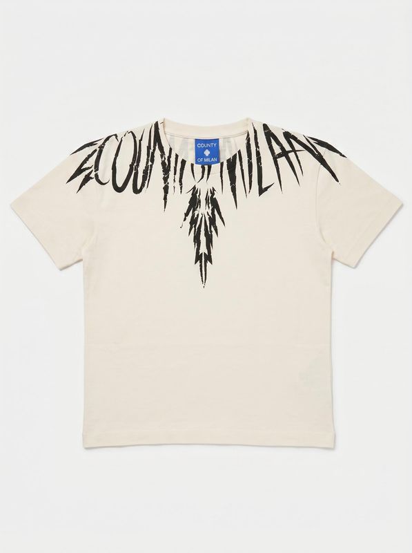 T-shirt logata Panna County of Milan