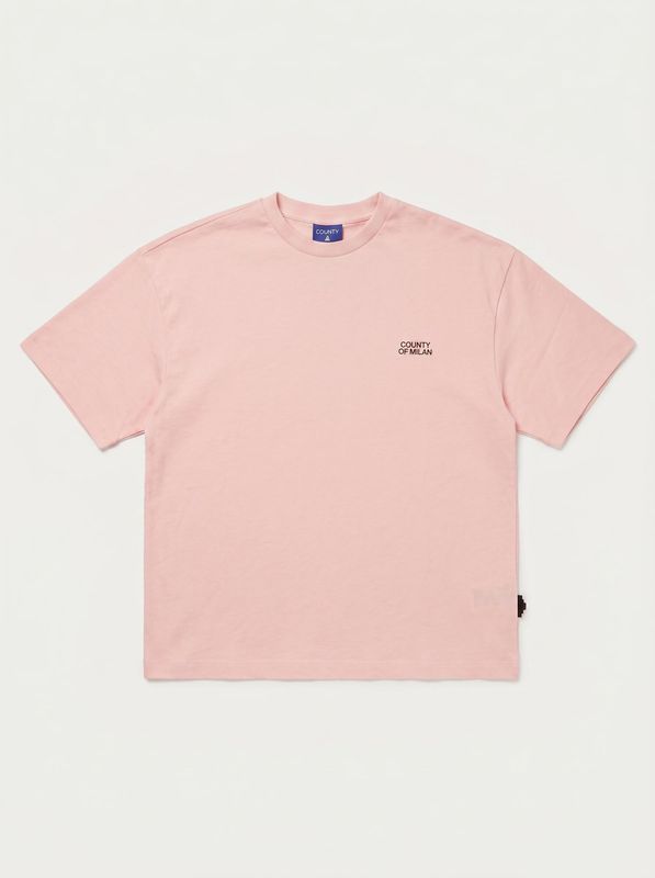 T-shirt crop Rosa County of Milan