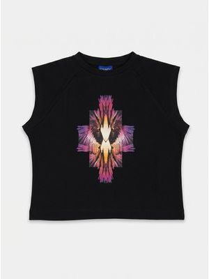 1. T-shirt smanicata Nero