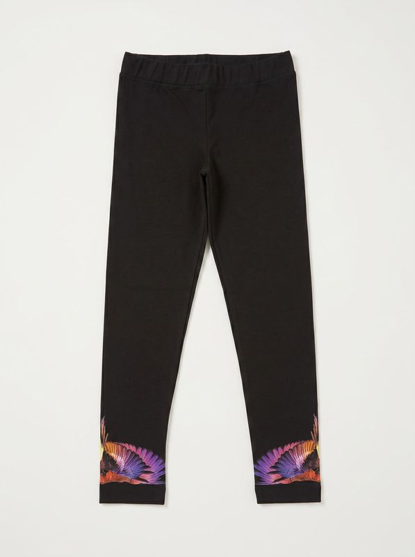 Leggings con stampa Nero County of Milan