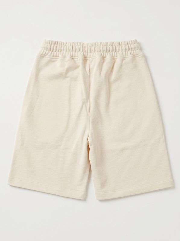 2. Solid color Bermuda shorts with side logo Cream County of Milan bbe0055