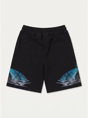 2. Bermuda con stampa Nero