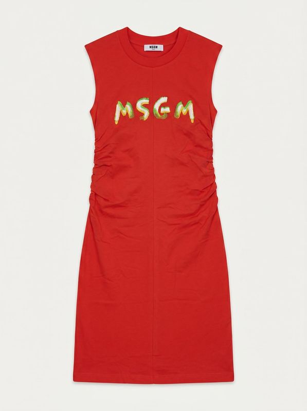 1. Abito logato Arancio MSGM dr064