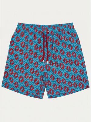 1. Printed costume Turquoise