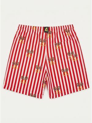 2. Striped costume Red