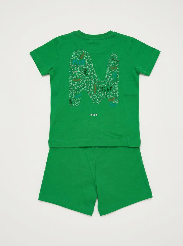 2. Completo logato Verde MSGM tr271