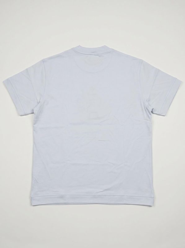 2. T-shirt unica tinta con logo centrale Bianco Soldier sol.28 lurex