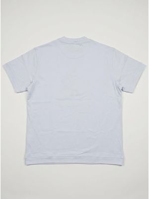 2. T-shirt unica tinta con logo centrale Bianco