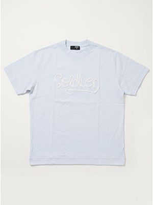 1. T-shirt unica tinta con logo centrale Bianco