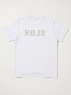 2. One-color T-shirt with raised logo White