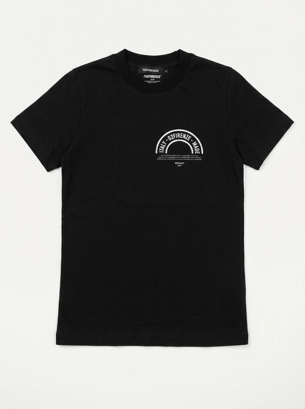 1. T-shirt logata Nero G2 Firenze kreis