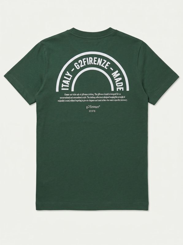 2. T-shirt logata Verde G2 Firenze kreis