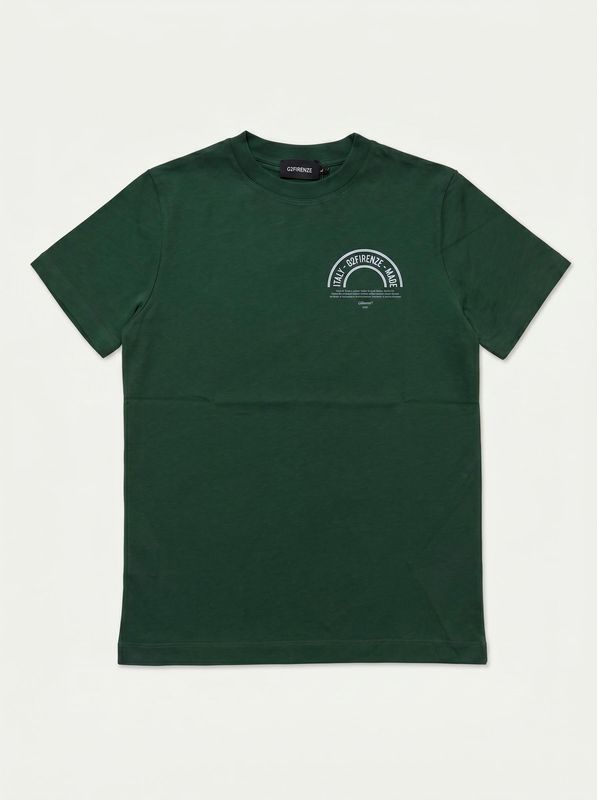 1. T-shirt logata Verde G2 Firenze kreis
