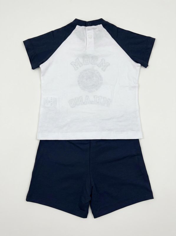 2. Complete with logo White-Blue MSGM tr261