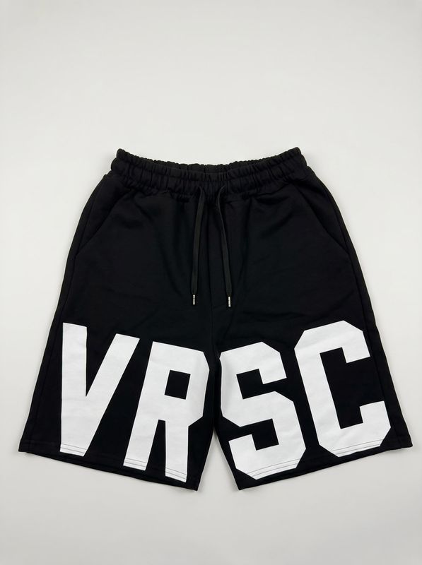 Logo Bermuda shorts Black VRSC COUTURE