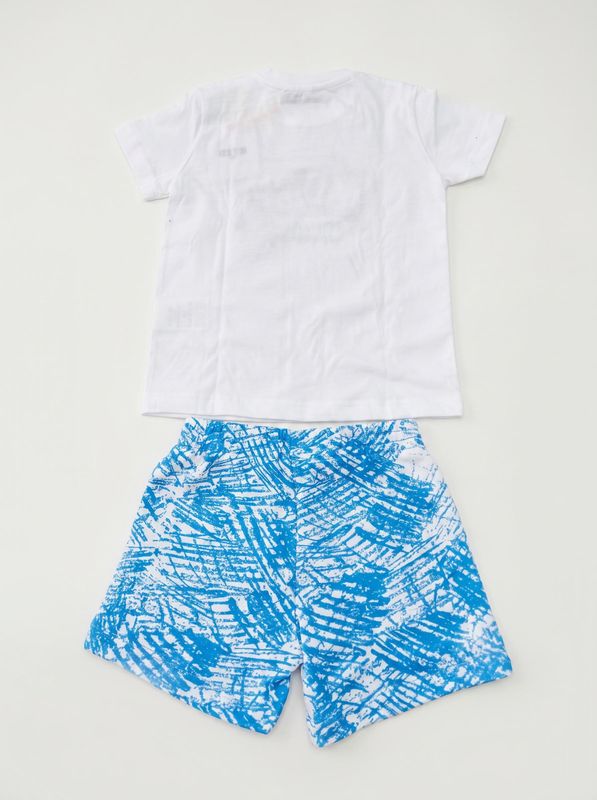 2. Complete with logo White-Blue MSGM tr262