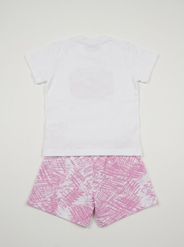 2. Complete with logo White-Pink MSGM tr262