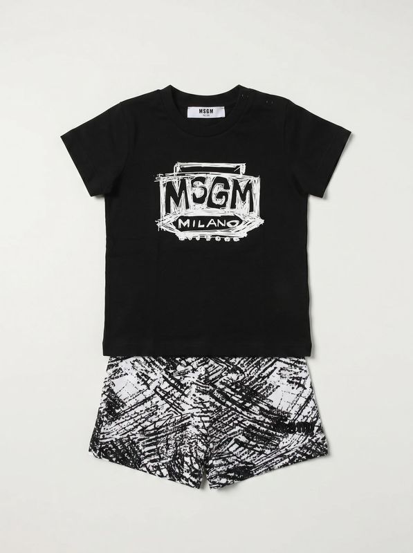 Completo logato Nero MSGM